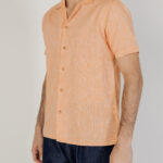 Camicia manica corta HAMAKI-HO  Arancione - Foto 4