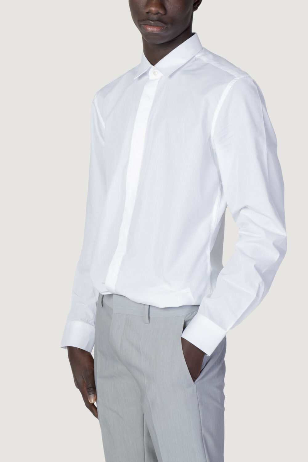 Camicia manica lunga Antony Morato LONDON SLIM FIT Bianco - Foto 1