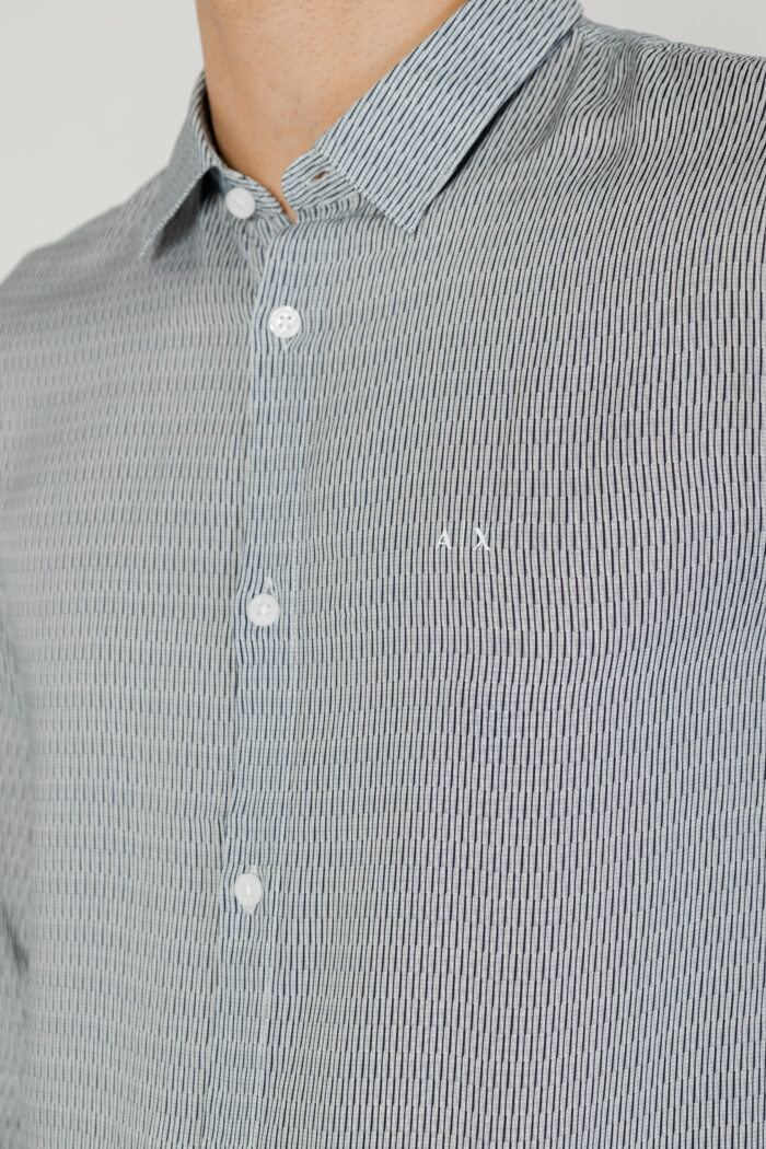 Camicia manica lunga Armani Exchange  Black-White