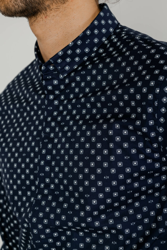 Camicia manica lunga Armani Exchange  Blu