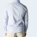 Camicia manica lunga Armani Exchange  Celeste - Foto 4