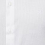 Camicia manica lunga Calvin Klein STRETCH COLLAR 2COLO Bianco - Foto 4