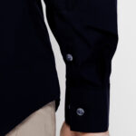 Camicia manica lunga Calvin Klein POPLIN STRETCH SLIM SHIRT Blue scuro - Foto 4