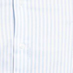 Camicia manica lunga Calvin Klein TWILL LOGO STRIPE FI Celeste - Foto 4
