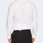 Camicia manica lunga Calvin Klein POPLIN STRETCH SLIM Bianco - Foto 3