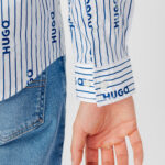 Camicia manica lunga Hugo Emero 10254835 01 Blu - Foto 4