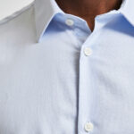 Camicia manica lunga Selected SLHREGETHAN SHIRT LS CLASSIC B NOOS Celeste - Foto 2