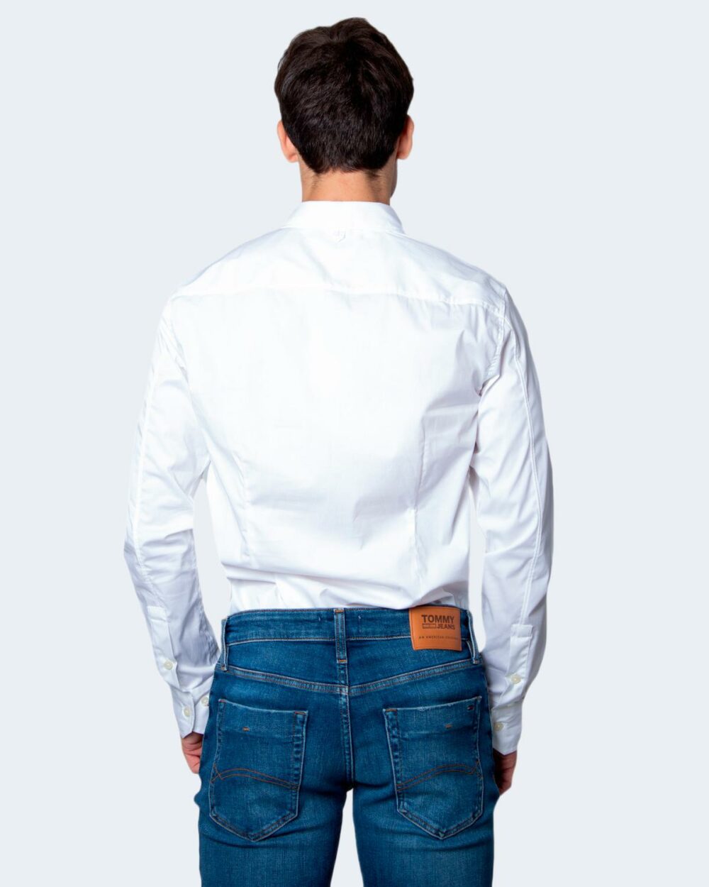 Camicia manica lunga Tommy Hilfiger Jeans ORIGINAL STRETCH Bianco - Foto 2
