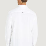 Camicia manica lunga Tommy Hilfiger Jeans REG LINEN BLEND Bianco - Foto 3