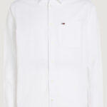 Camicia manica lunga Tommy Hilfiger Jeans REG LINEN BLEND Bianco - Foto 5