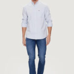 Camicia manica lunga Tommy Hilfiger Jeans REG OXFORD Celeste - Foto 4