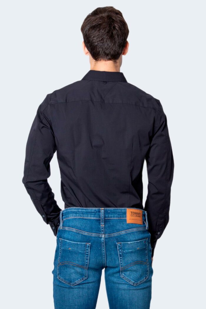 Camicia manica lunga Tommy Hilfiger ORIGINAL STRETCH Nero