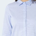 Camicia manica lunga Jacqueline de Yong JDYMIO L/S WVN NOOS Celeste - Foto 2