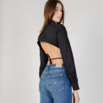 Camicia manica lunga Tommy Hilfiger Jeans CRP OPEN BACK Nero - Foto 3