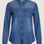 Camicia manica lunga Vila Clothes VIBISTA DENIM SHIRT Blue Denim Scuro - Foto 2