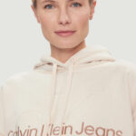 Felpa con cappuccio Calvin Klein Jeans HERO MONOLOGO Beige - Foto 2