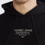Felpa con cappuccio Tommy Hilfiger Jeans REG ESNTL GRAPHI Nero - Foto 2