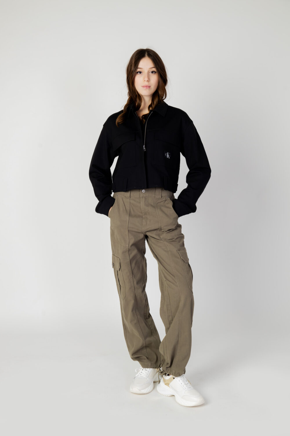 Giacchetto Calvin Klein Jeans MILANO UTILITY SHACK Nero - Foto 5