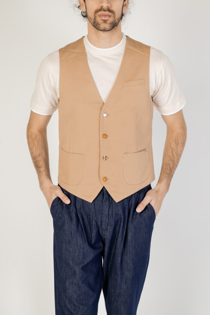 Gilet Casual Gianni Lupo  Beige