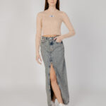 Gonna lunga Calvin Klein Jeans FRONT SPLIT MAXI Denim - Foto 2