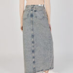 Gonna lunga Calvin Klein Jeans FRONT SPLIT MAXI Denim - Foto 4