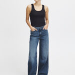 Jeans bootcut ICHI IHTWIGGY WIDE Denim - Foto 4