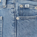 Jeans larghi Calvin Klein Jeans HIGH RISE STRAIGH Denim chiaro - Foto 2
