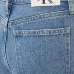 Jeans larghi Calvin Klein Jeans HIGH RISE STRAIGH Denim chiaro - Foto 4