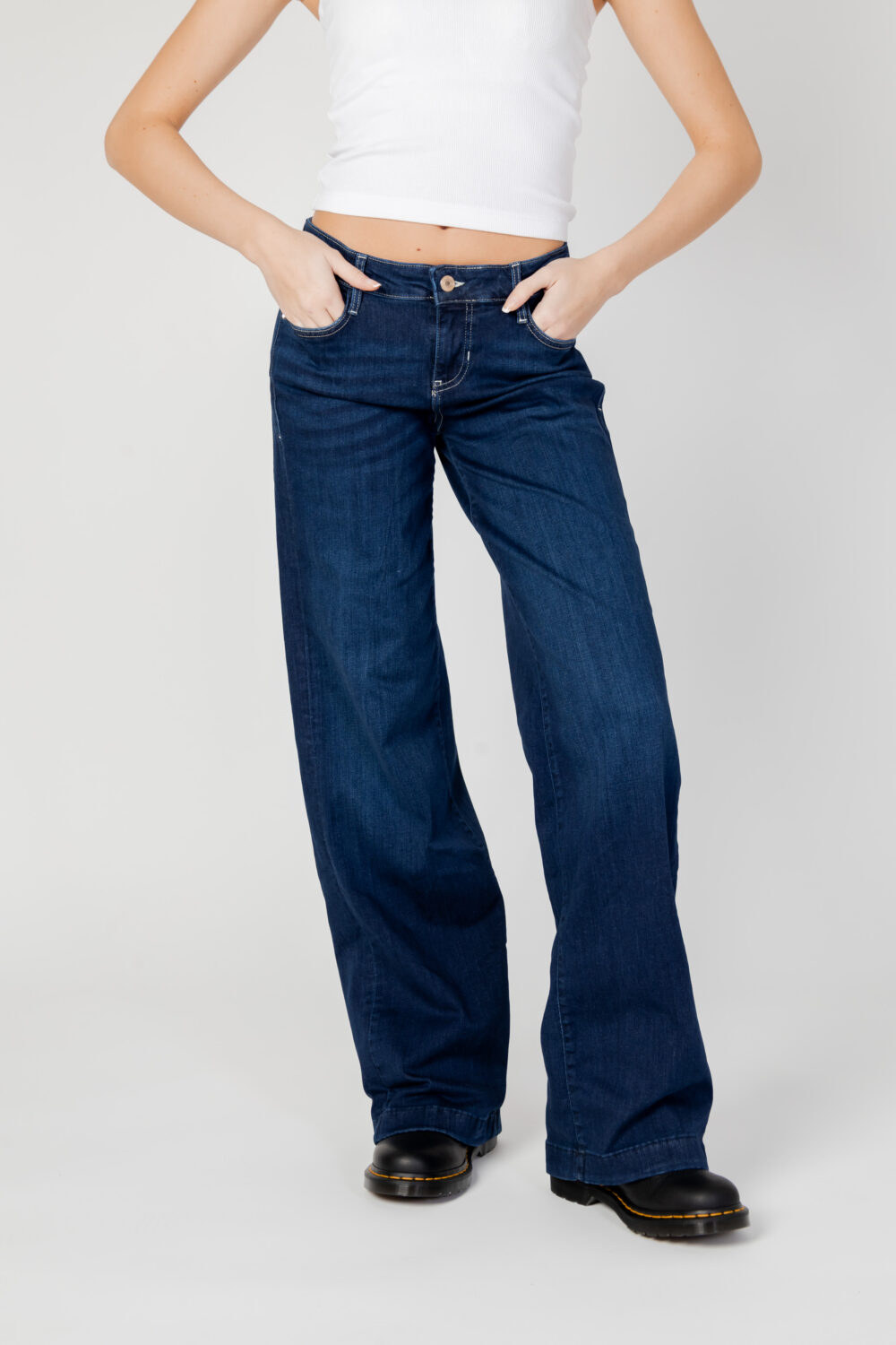 Jeans larghi Guess SEXY Denim scuro - Foto 1