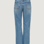 Jeans larghi Only ONLRILEY LIFE EX HW STR DNM DOT353 NOOS Blue Denim Chiaro - Foto 2