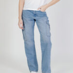 Jeans larghi Only ONLRILEY HW STR CARGO DNM PIM875 NOOS Denim chiaro - Foto 1