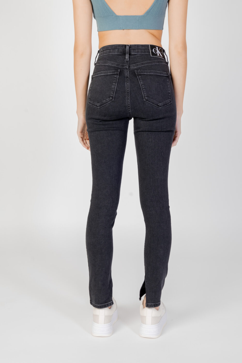Jeans skinny Calvin Klein Jeans HIGH RISE Black Jeans - Foto 2