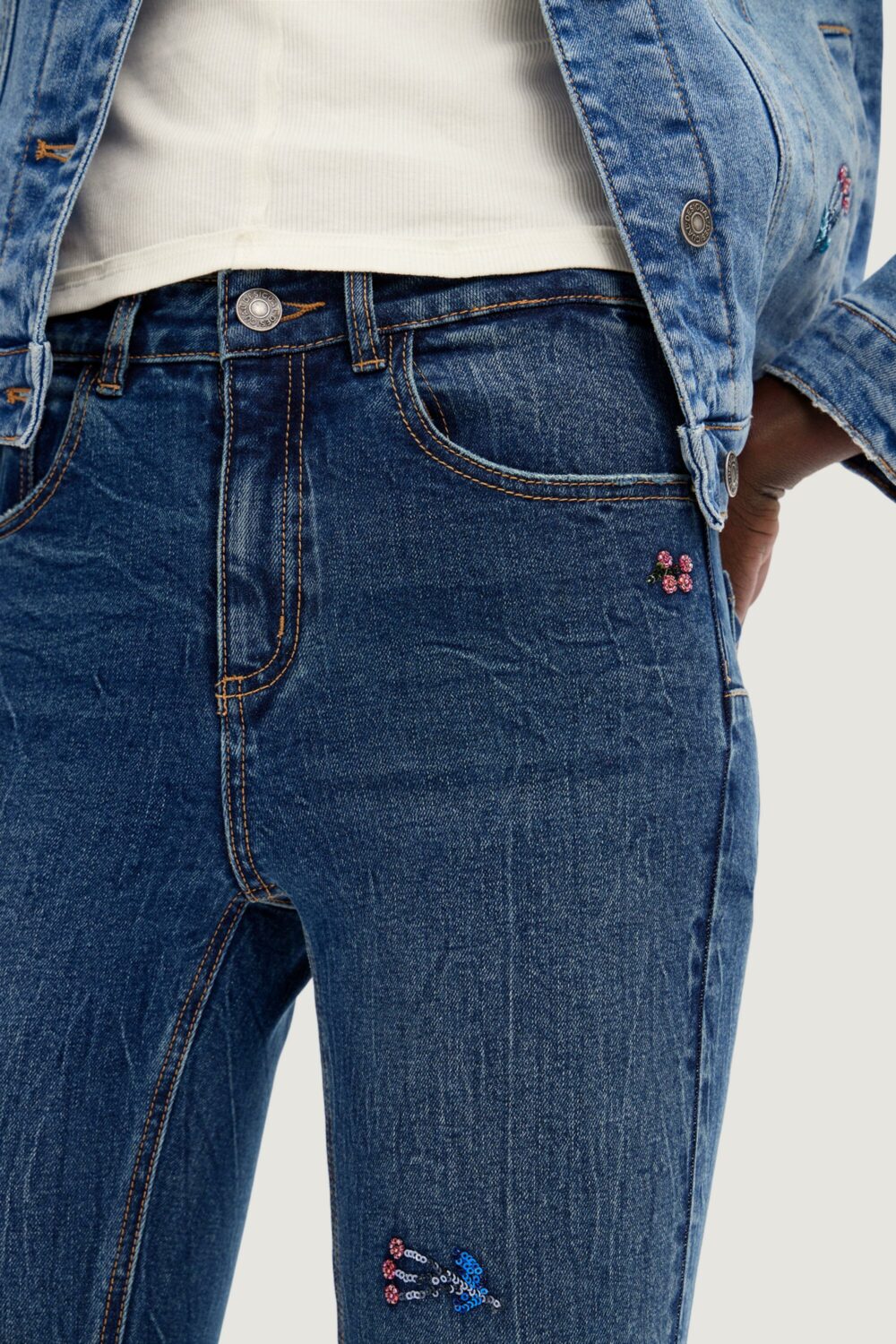 Jeans skinny Desigual DENIS Denim - Foto 2