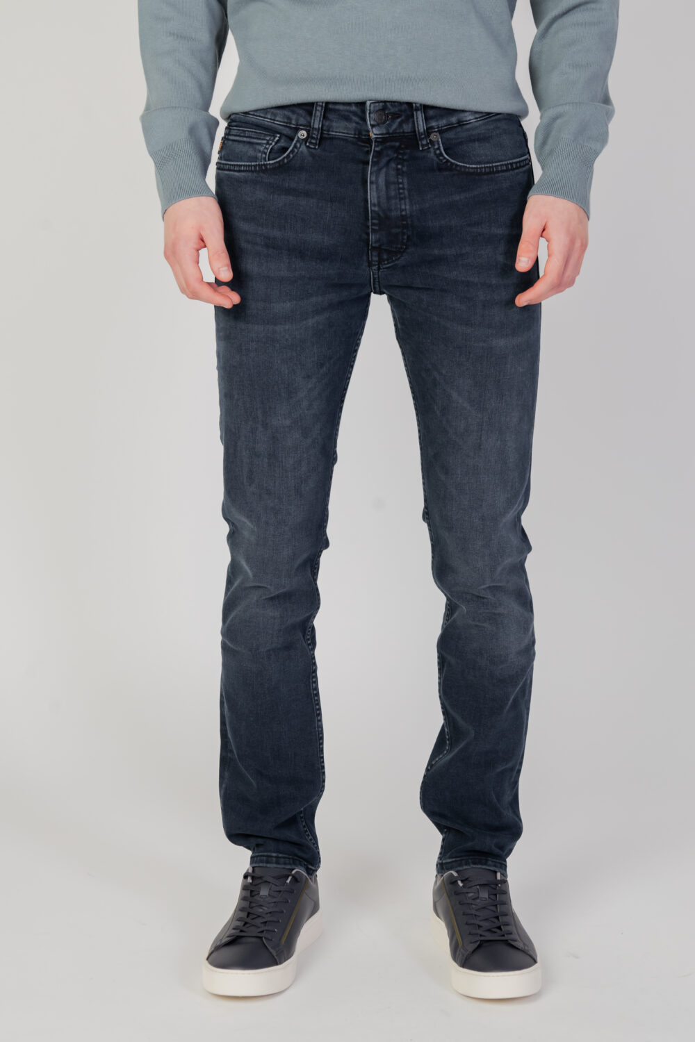 Jeans slim Boss Delaware BC-P Denim scuro - Foto 1