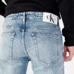 Jeans Tapered Calvin Klein Jeans SLIM Denim chiaro - Foto 4