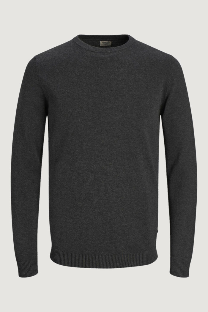 Maglia Jack Jones JJEBASIC KNIT CREW NECK NOOS Grigio Scuro