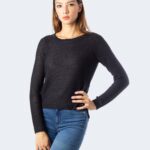 Maglione Only ONLGEENA XO L/S KNT NOOS Nero - Foto 2