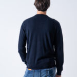 Maglia Armani Exchange Pullover Knitted Blu - Foto 2