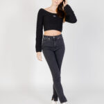 Maglione Calvin Klein Jeans WOVEN LABEL OFF Nero - Foto 3