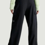 Pantaloni a palazzo Calvin Klein Jeans HIGH RISE MILANO Nero - Foto 3