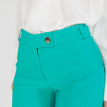 Pantaloni bootcut Rinascimento  Verde - Foto 2