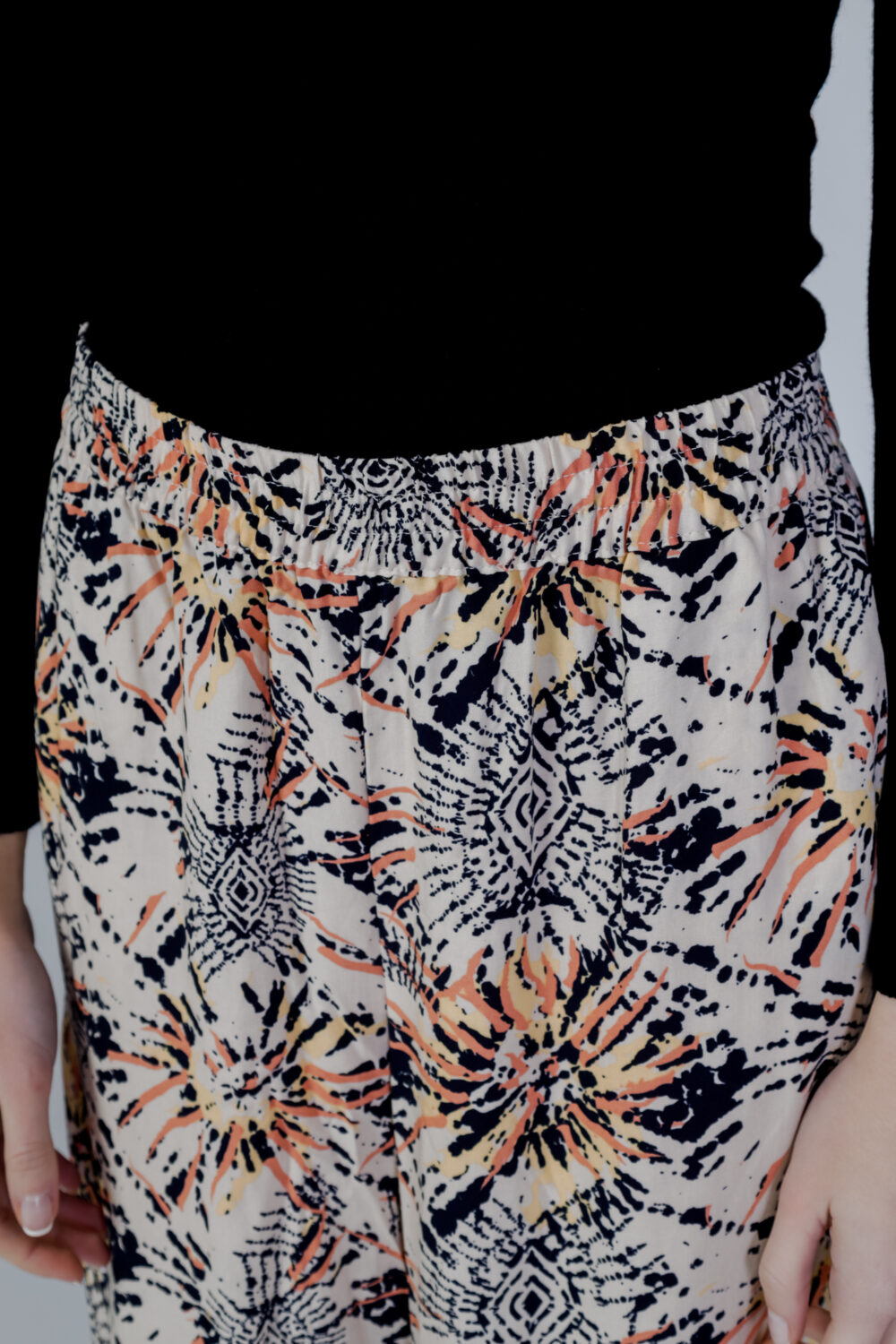 Pantaloni regular Jacqueline de Yong Jdygaya Life Mw Wide Wvn Exp Bianco - Foto 2