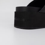 Sandali Calvin Klein Jeans FLATFORM CROSS MG UC Nero - Foto 5