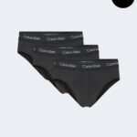 Slip Calvin Klein Underwear 3P HIP BRIEF Nero - Foto 1