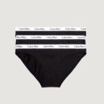 Slip e perizoma Calvin Klein Underwear 3PACK BIKINI Nero - Foto 2