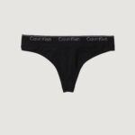 Slip e perizoma Calvin Klein Underwear THONG Nero - Foto 1