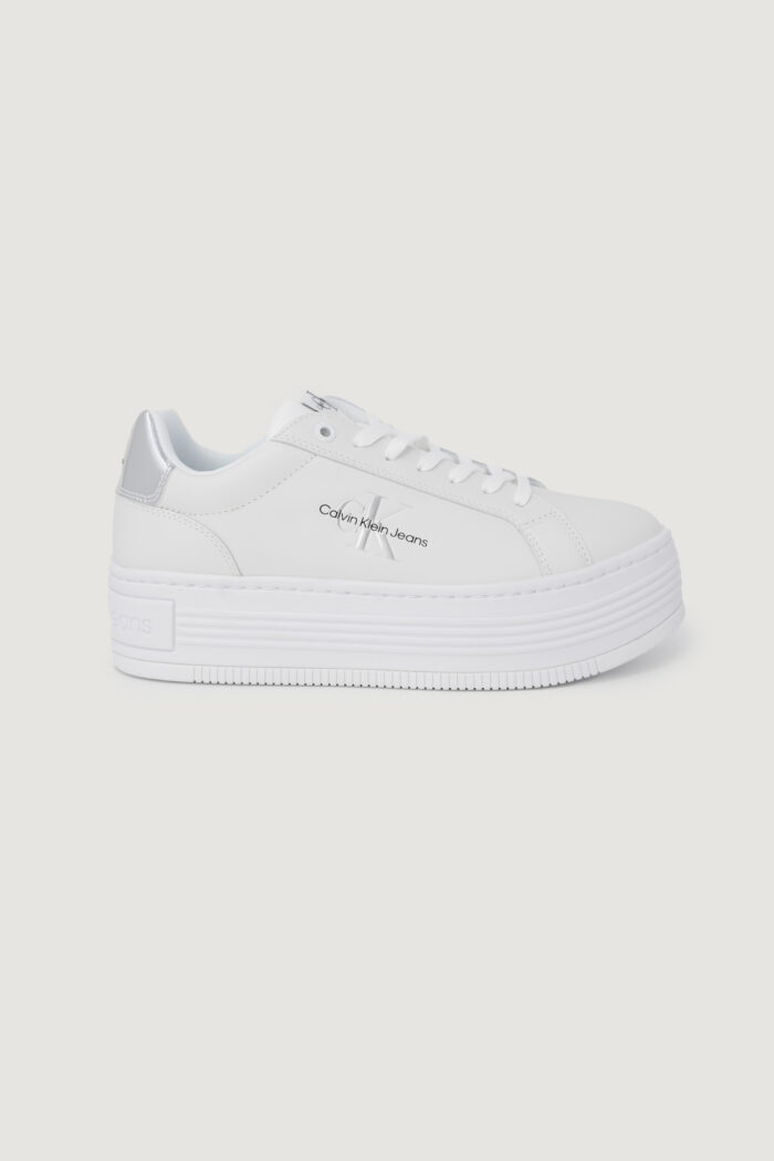 Sneakers Calvin Klein BOLD PLATF LOW LACE Argento