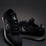 Sneakers Calvin Klein Jeans RUNNER SOCK LACEUP Black-White - Foto 3