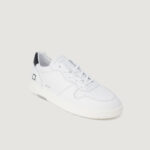 Sneakers D.A.T.E. COURT CALF WHITE-BLACK Bianco - Nero - Foto 3