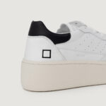 Sneakers D.A.T.E. STEP CALF WHITE-BLACK Bianco - Nero - Foto 4